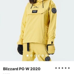 Dope Blizzard POW Snowboard Jacket Faded Yellow